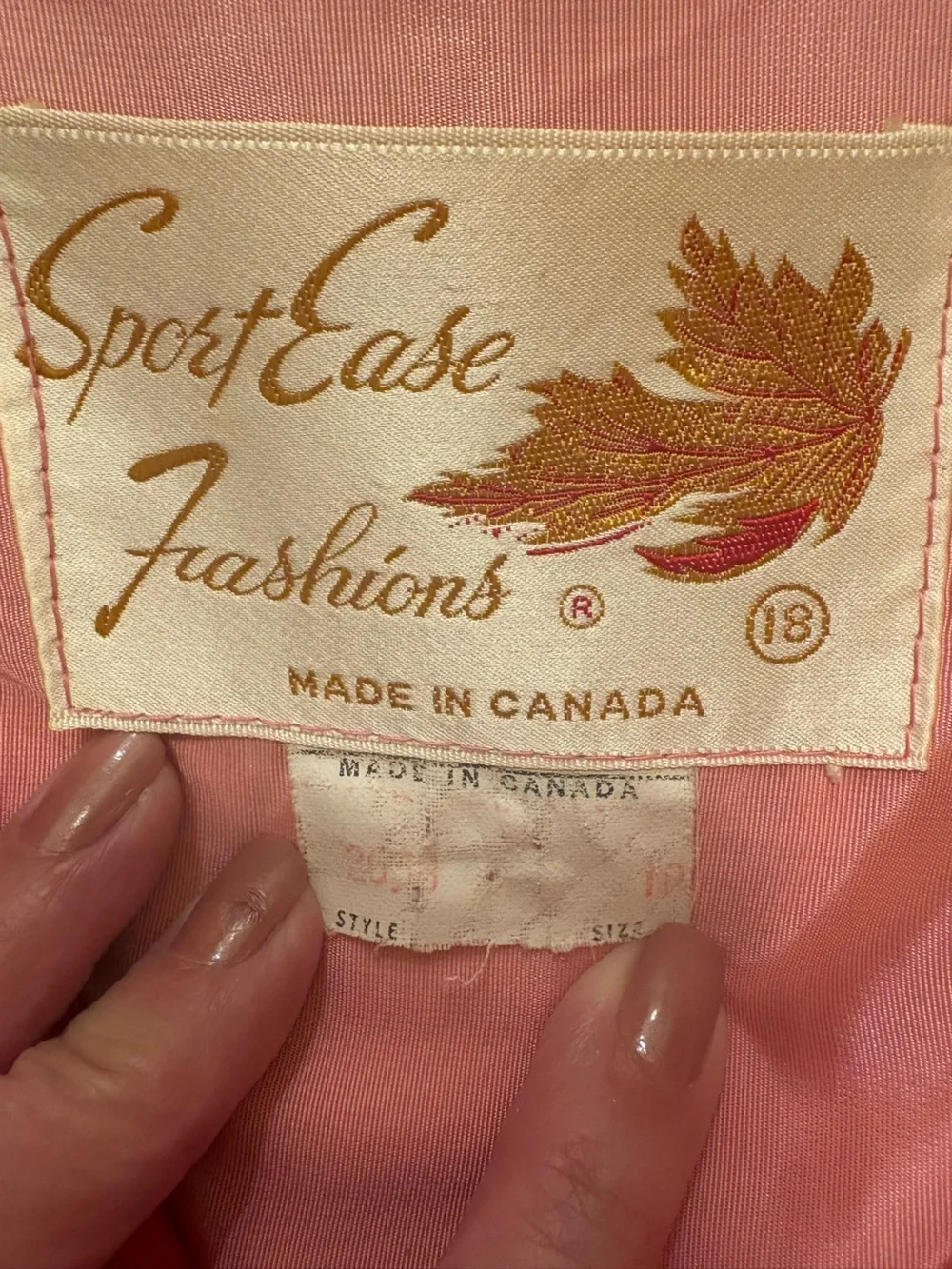 Vintage 1960s Hot Pink Velvet Mod Swing Coat Sport Ease Fashions Made in Canada